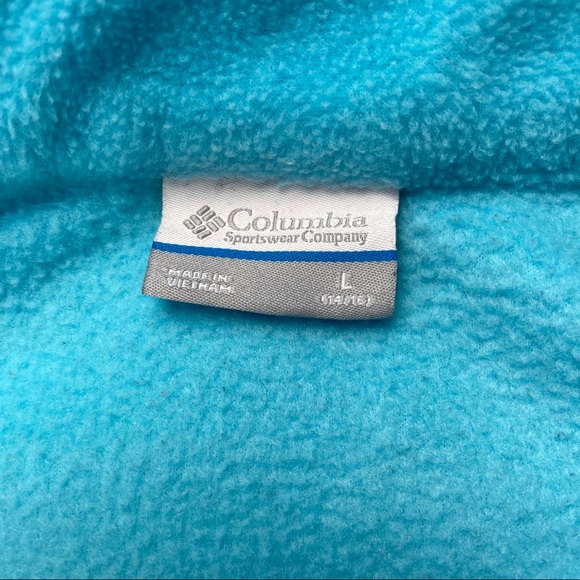 Columbia Kids Blue Turtleneck Fleece - Picture 5 of 6